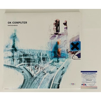 Thom Yorke Signed Radiohead Ok Computer Record Album Psa Coa Ag96909
