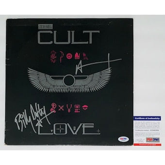 Ian Astbury & Billy Duffy Signed The Cult Love Record Album Psa Coa Ad48364
