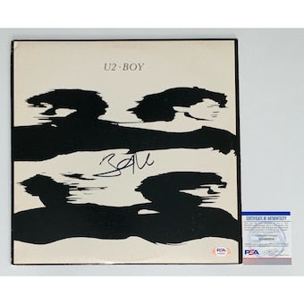 Bono Signed U2 Boy Record Album Psa Coa Ag96908
