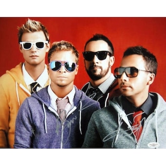 Backstreet Boys Awesome Band Signed BSB 11X14 Photo JSA