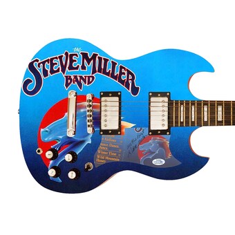 Steve Miller Autographed Signed Custom Photo Graphics Guitar ACOA ACOA