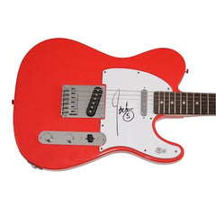 John 5 Lowery Signed Autograph Red Fender Electric Guitar - Motley Crue Beckett