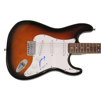 Jared Leto Thirty Seconds to Mars Signed Autograph Fender Electric Guitar w/ BAS