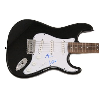 Fall Out Boy Signed Autograph Fender Guitar - Pete Wentz & Patrick Stump w/ JSA