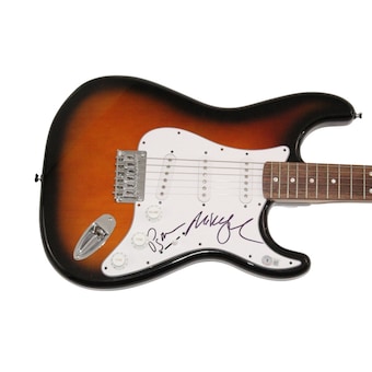 Mike Gordon & Page McConnell Phish Signed Autograph Fender Electric Guitar BAS