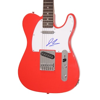 John Rzeznik Goo Goo Dolls Signed Autograph Red Fender Telecaster Guitar JSA COA