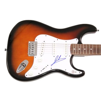 John Rzeznik Goo Goo Dolls Signed Autograph Fender Electric Guitar Beckett COA