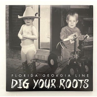 Florida Georgia Line FGL Signed Autograph Album Vinyl Record Dig Your Roots JSA