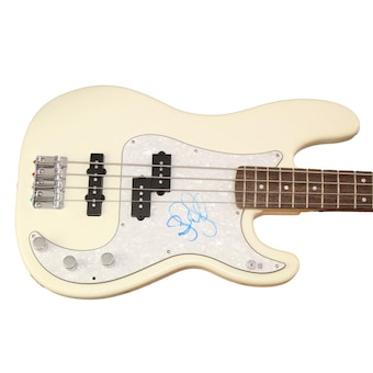 Stefan Lessard Dave Matthews Band Signed Autograph Fender Bass Guitar - Beckett