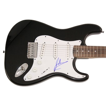 Johnny Rzeznik Goo Goo Dolls Signed Autograph Black Fender Guitar w/ JSA COA