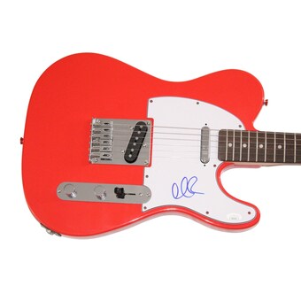 Marc Roberge OAR Signed Autograph Red Fender Telecaster Guitar w/ JSA COA