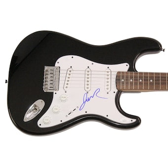 Johnny Rzeznik Goo Goo Dolls Signed Autograph Black Fender Electric Guitar JSA