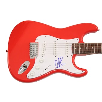 Marc Roberge OAR Signed Autograph Red Fender Electric Guitar - All Sides JSA COA