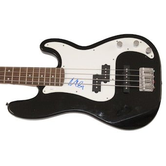 Nate Mendel Foo Fighters Signed Autograph Fender Electric Bass Guitar w/ JSA COA