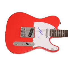 John Rzeznik Goo Goo Dolls Signed Autograph Red Fender Telecaster Guitar Beckett