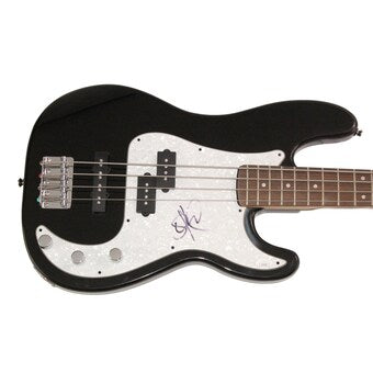 Stefan Lessard Dave Matthews Band Signed Autograph Fender Electric Bass Guitar