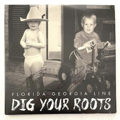 Florida Georgia Line Signed Autograph Album Vinyl Record Dig Your Roots JSA COA