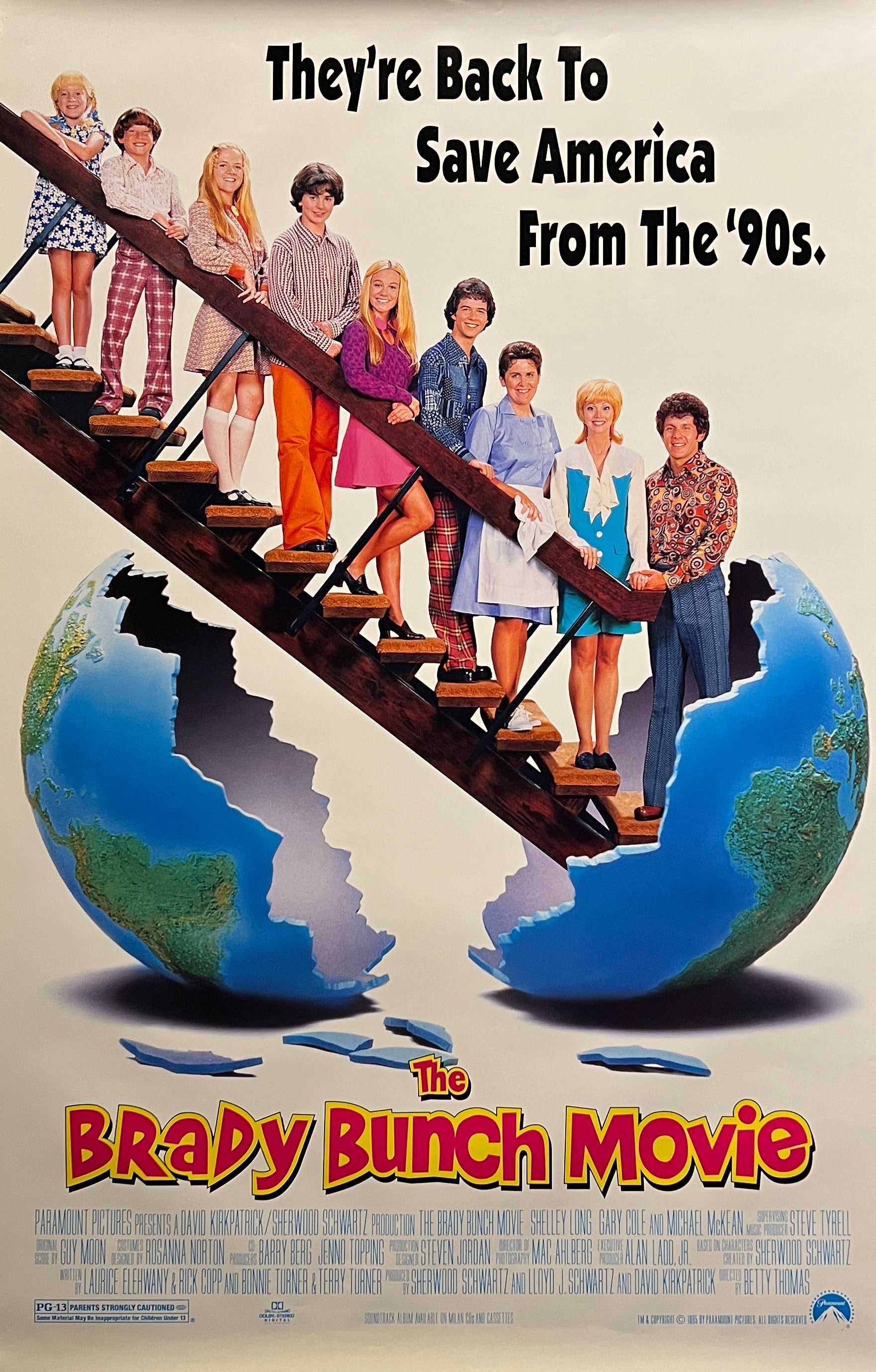 The Brady Bunch 1995 original movie poster