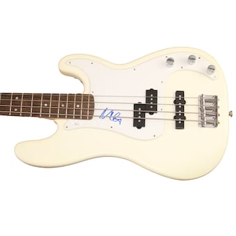 Nate Mendel Foo Fighters Signed Autograph Fender Electric Bass Guitar - JSA COA