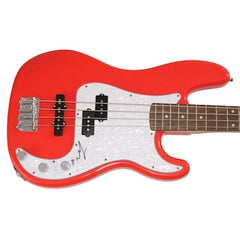 Mike Gordon Phish Signed Autograph Red Fender Electric Bass Guitar Junta JSA COA