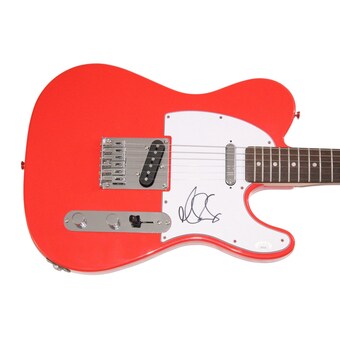 Marc Roberge O.A.R. OAR Signed Autograph Red Fender Telecaster Guitar w/ JSA COA