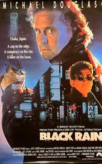 Black Rain 1989 original vintage one sheet poster. 27x41 inches