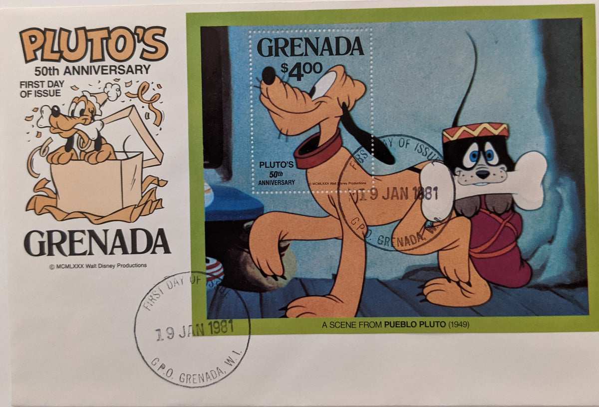 1981 Grenada  Pluto's 50th Anniversary First Day Cover