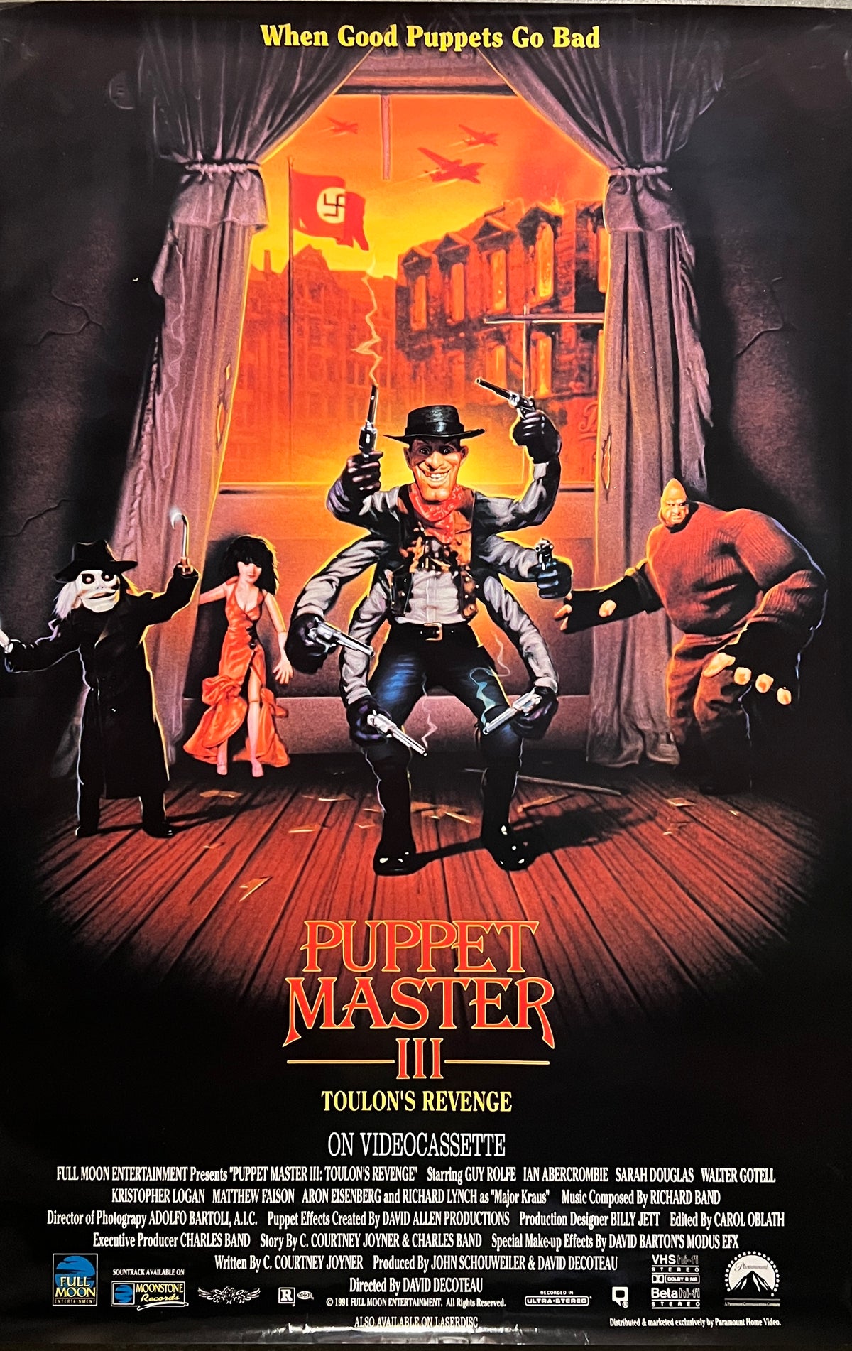 Puppet Master III Toulon's Revenge original movie poster