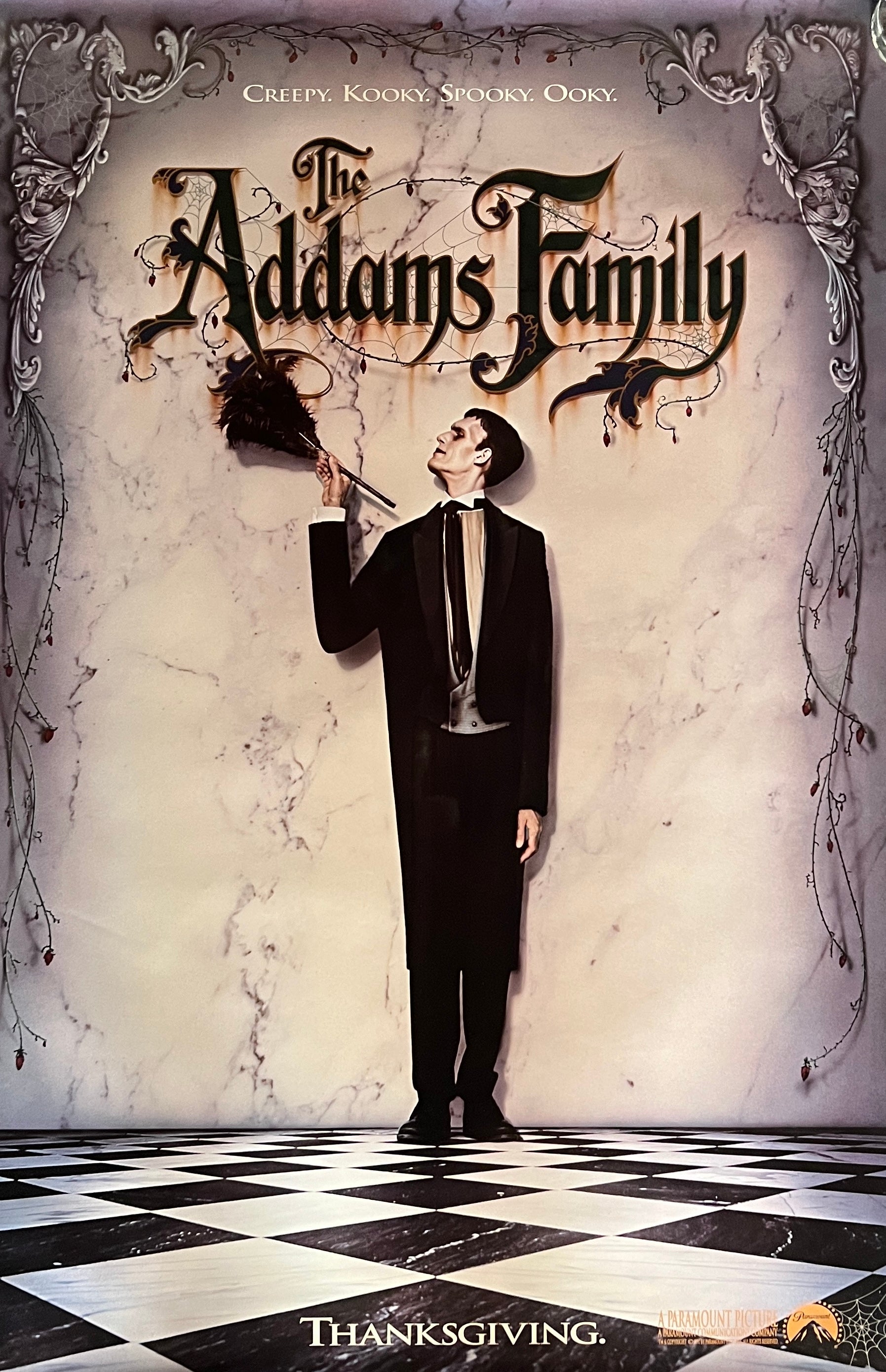 Addams Family Values 1993 original one sheet movie poster