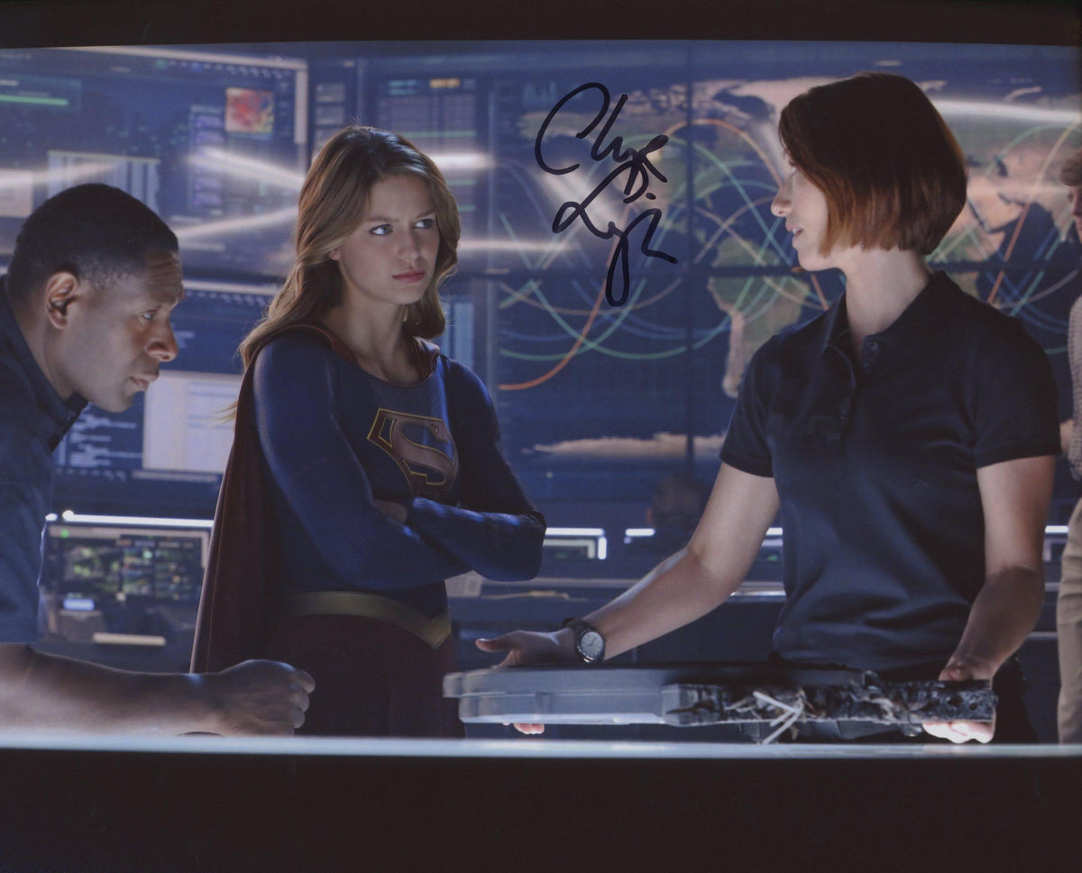 Chyler Leigh signed "Supergirl" television photo 