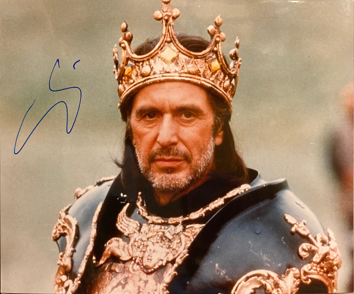 Al Pacino signed "Richard III" movie photo