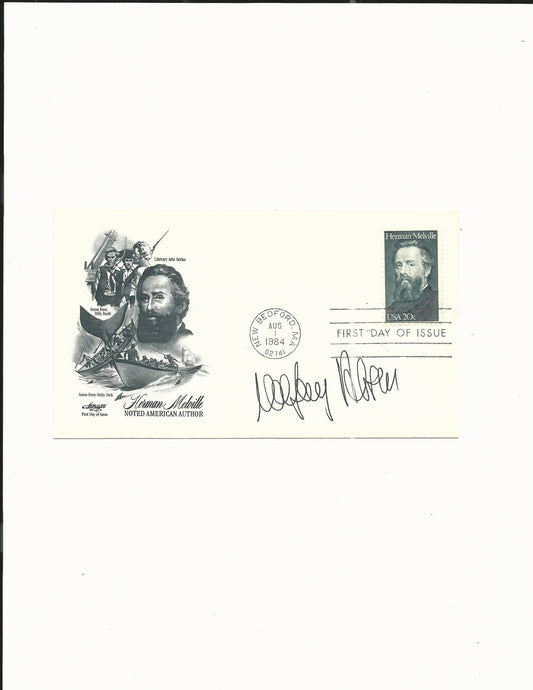 Wolfgang Peterson signed Herman Melville 1984 first day cover