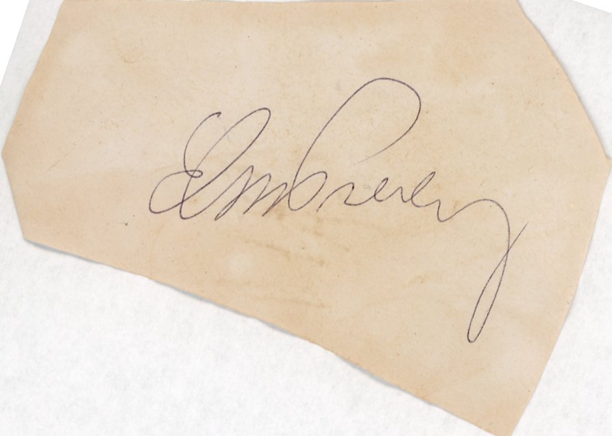 Elvis Presley signature cut