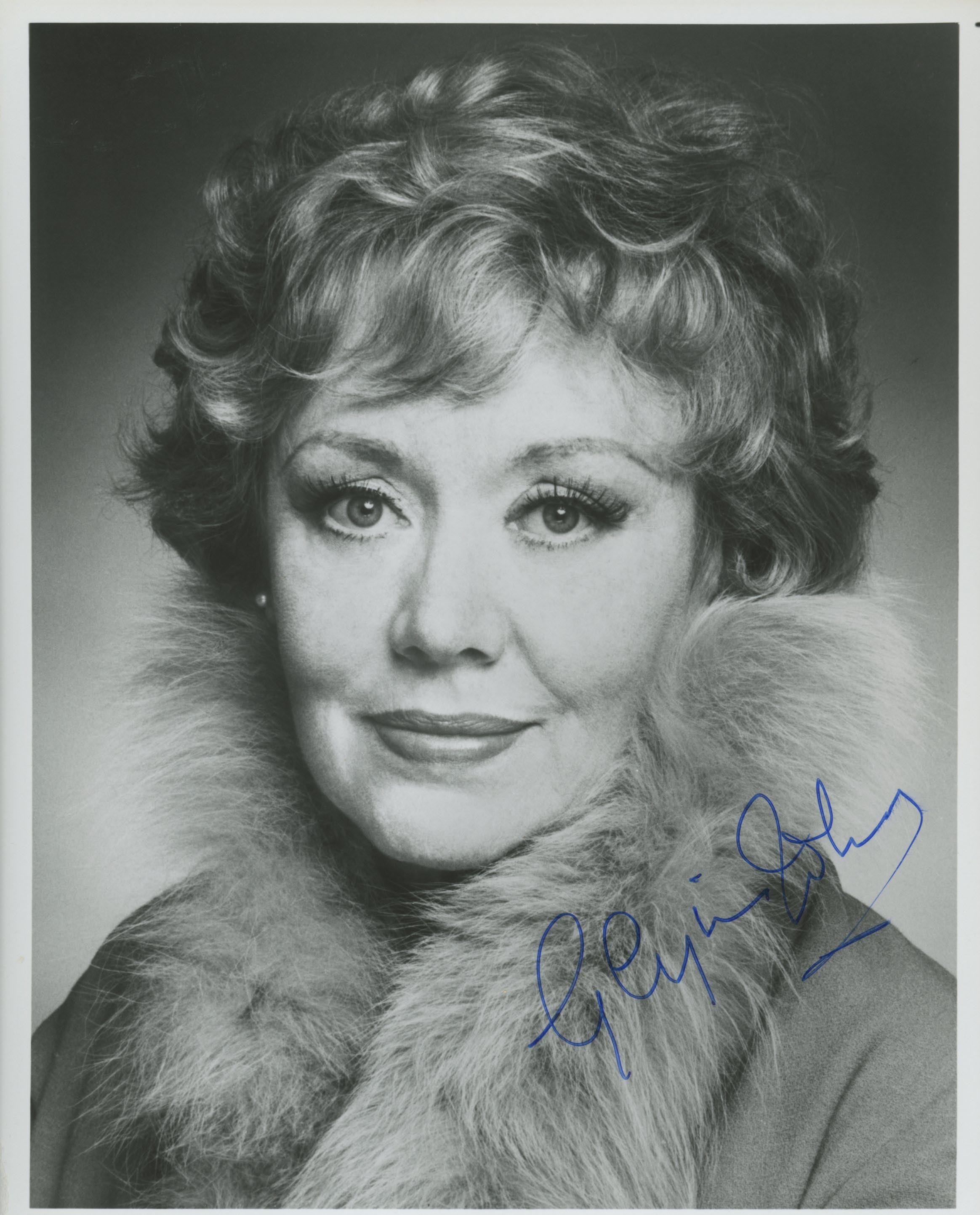 Glynis Johns signed photo