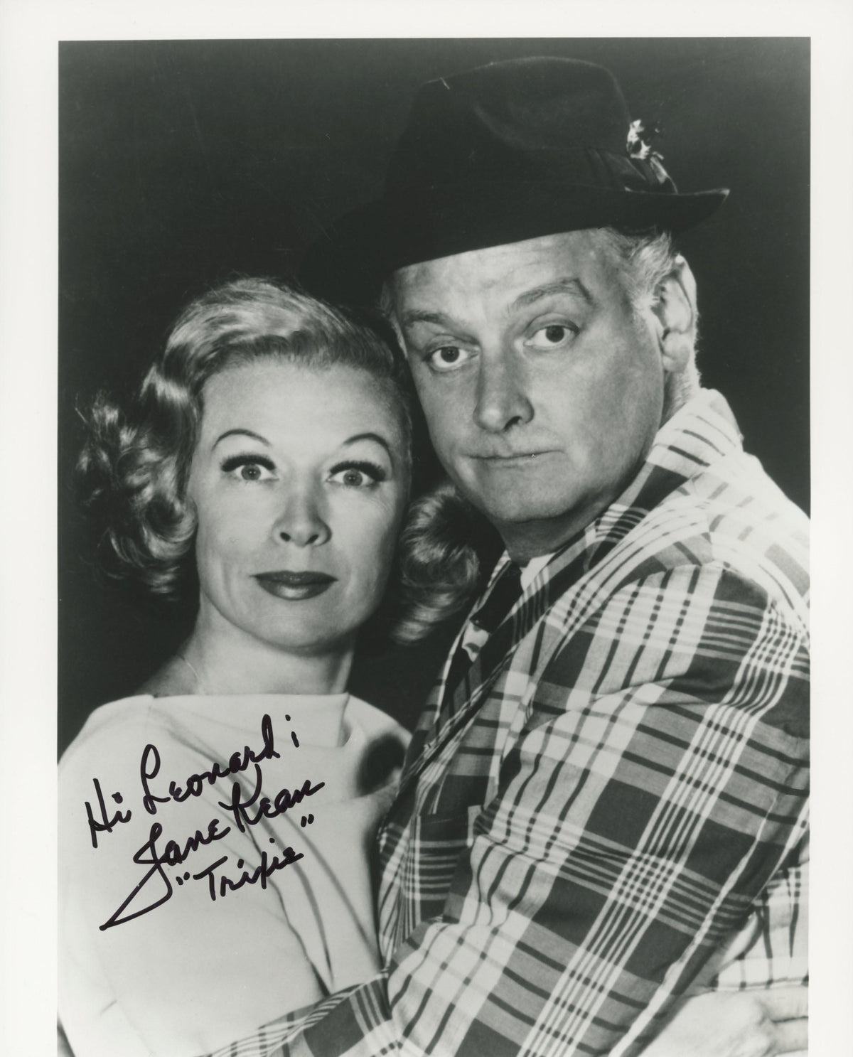 The Honeymooners Jane Kean signed photo