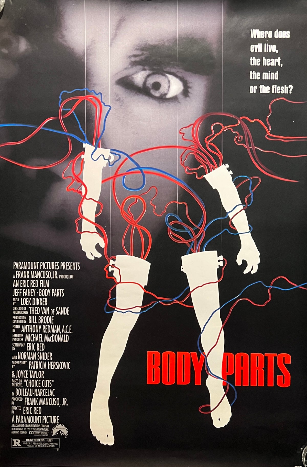 Body Parts original movie poster