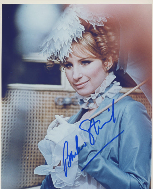 Barbara Streisand signed movie photo. GFA Authenticated