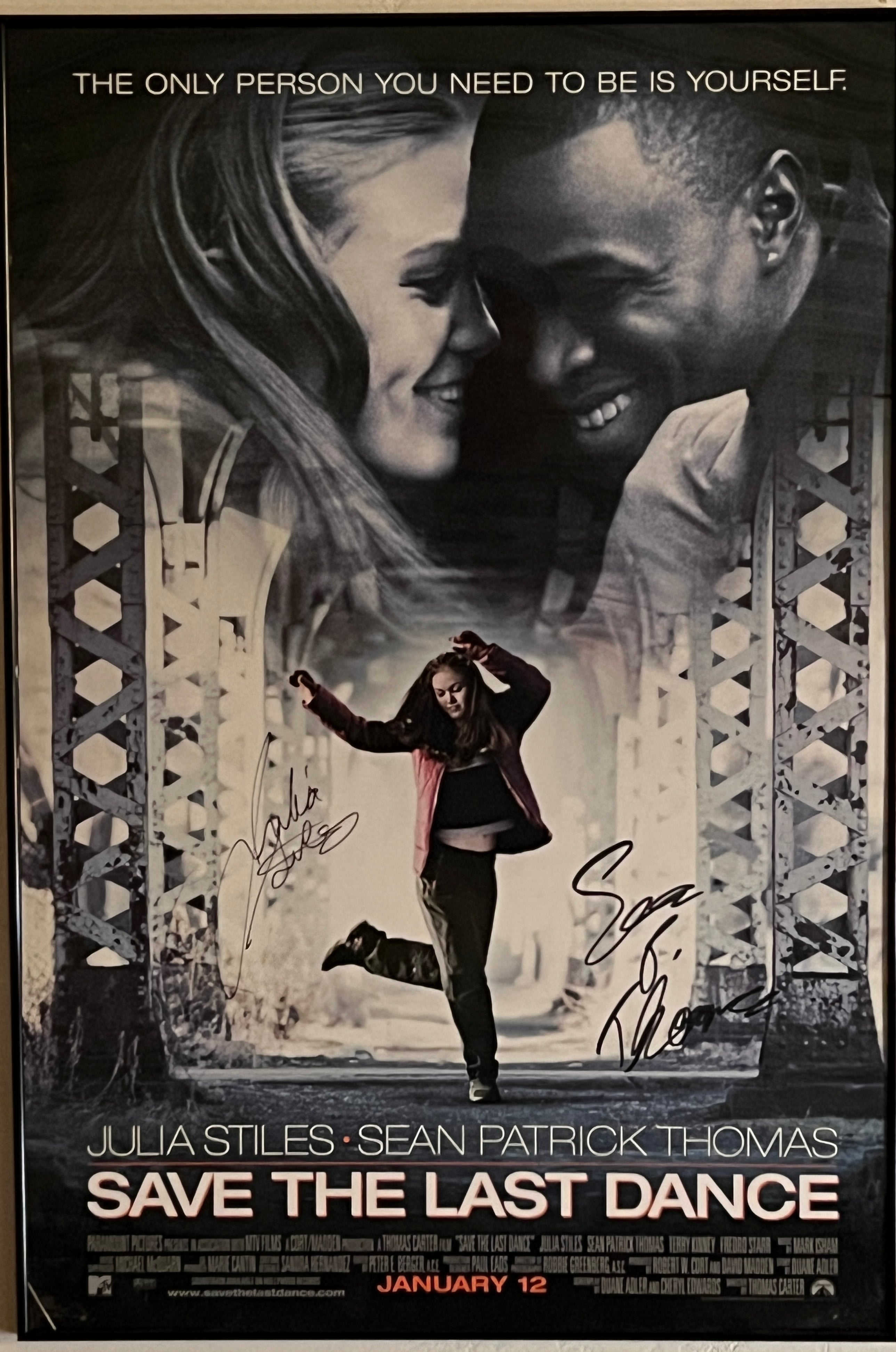 Save The Last Dance cast signed movie poster