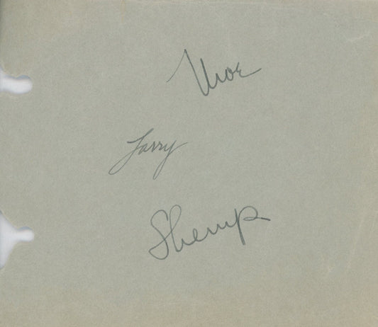 Three Stooges original signatures