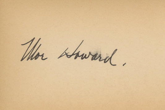 Three Stooges Moe Howard original signature. GFA Authenticated