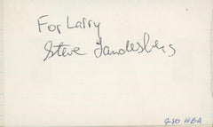 Barney Millers Steve Landesberg signed note