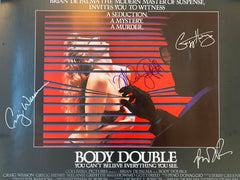 Body Double signed movie poster