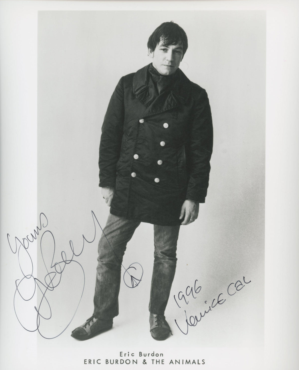 Eric Burdon signed photo