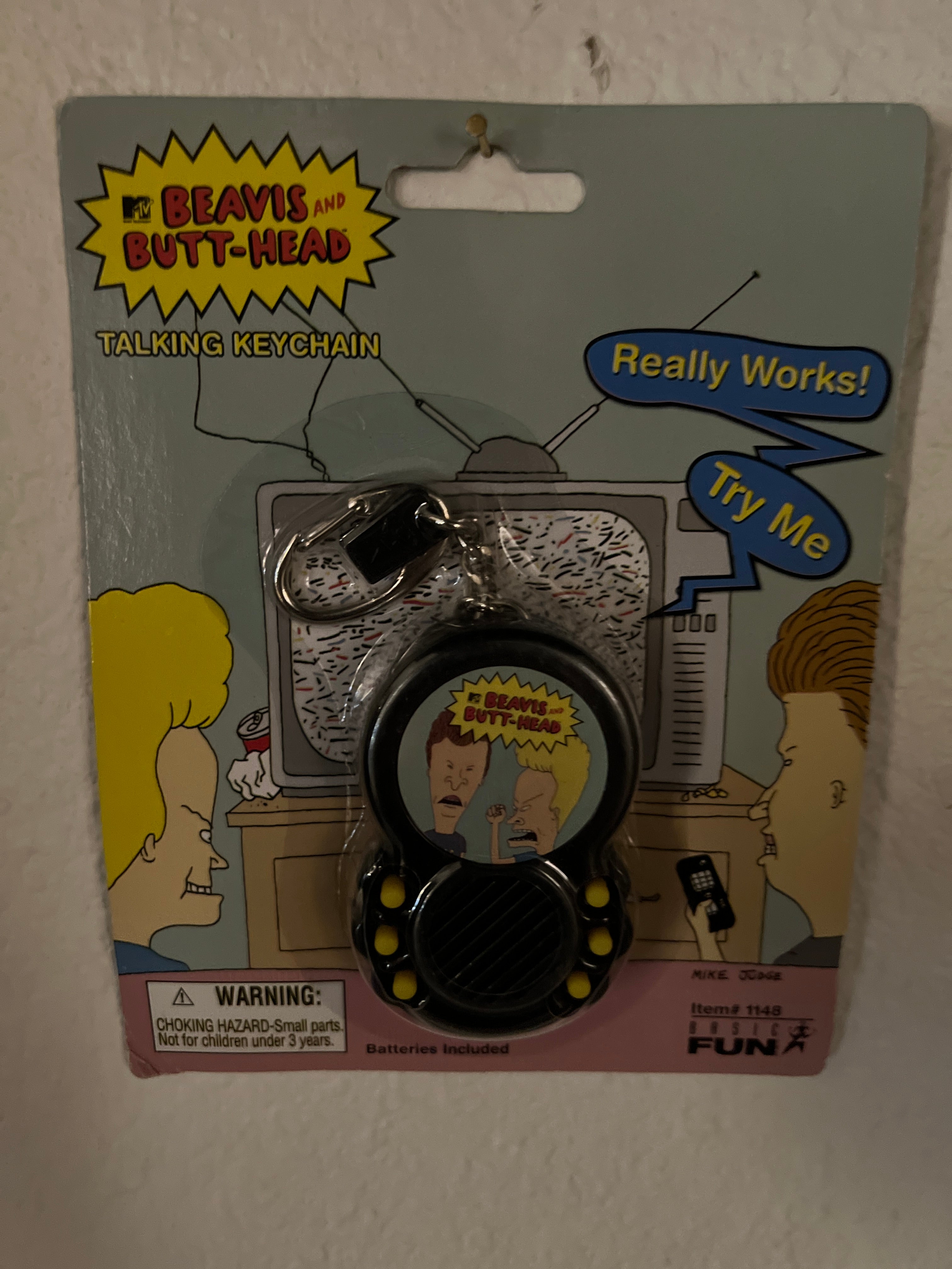 Beavis and Butt-Head Talking Key Chain