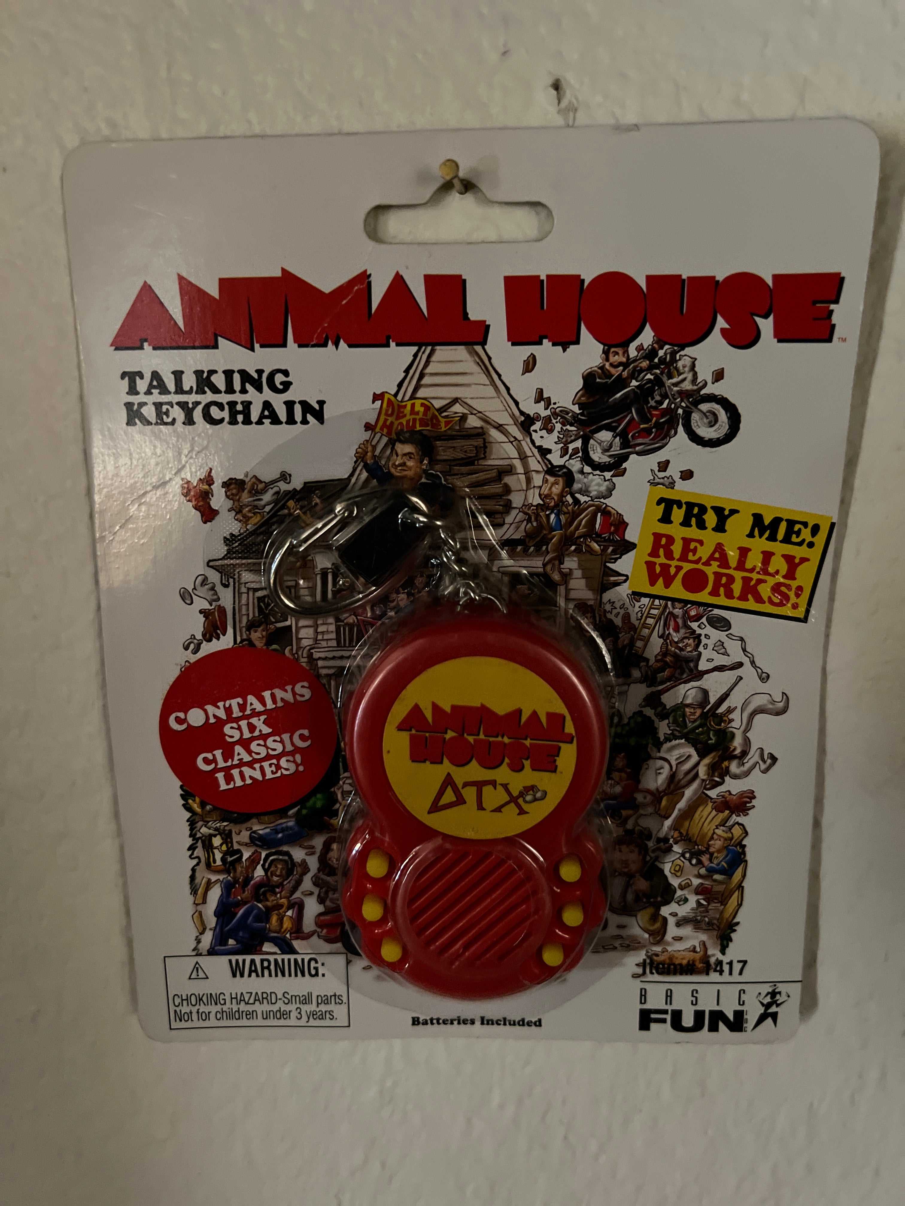 Animal House Talking Key Chain