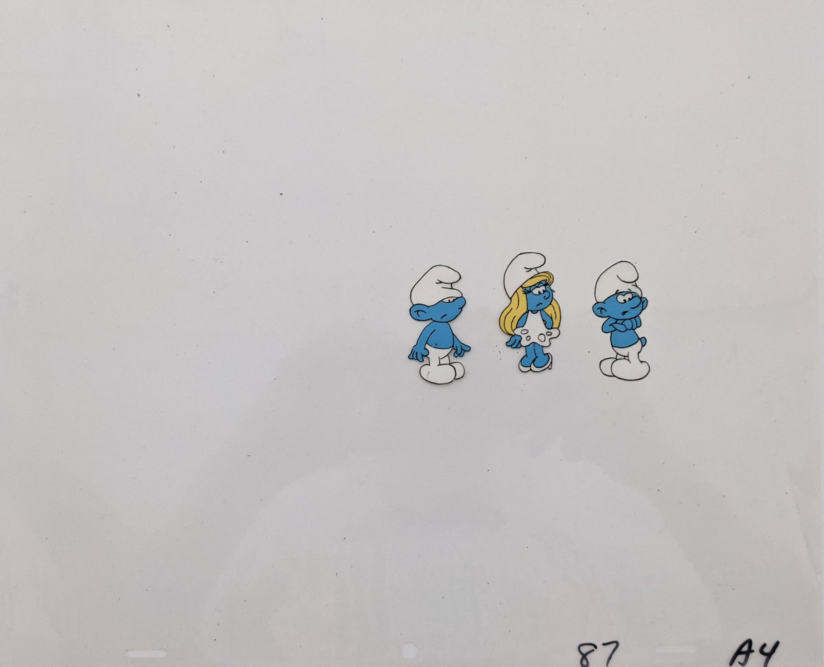 The Smurfs Original Animation Cel