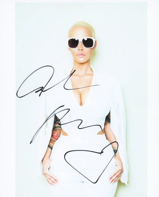 Amber Rose signed photo