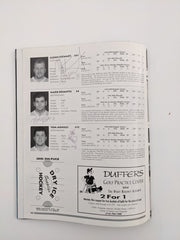 Anaheim Bullfrogs Roller Hockey Program - 15 Autographs