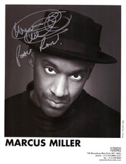 Jazz Musician Marcus Miller signed photo