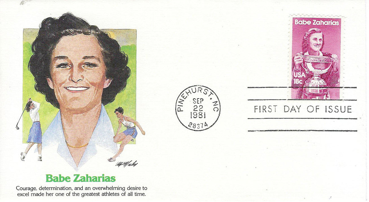 Babe Zaharias FDC